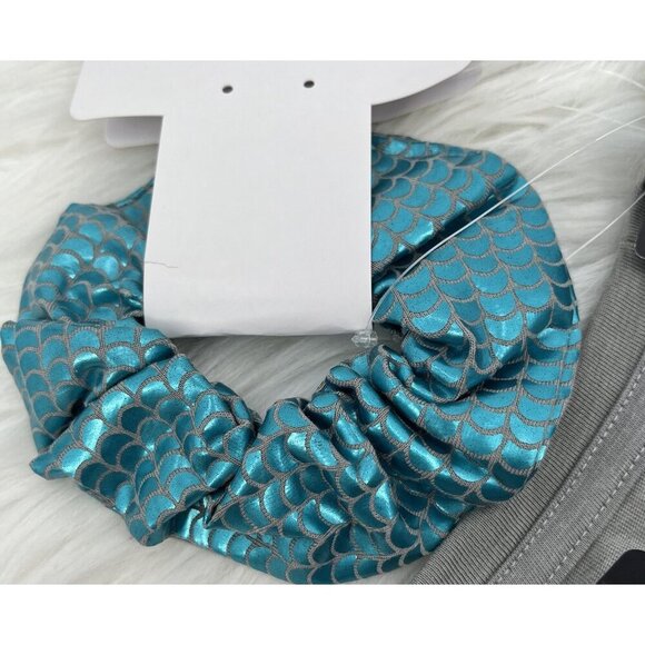 NEW Hurley Girls 2pc Set Graphic L/S T-Shirt Tee Size 14 XL Hair Tie Scrunchie - Picture 5 of 8